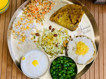 High-grade Food-safe Ayurvedic Bronze (Kansa) Full Dinner Set