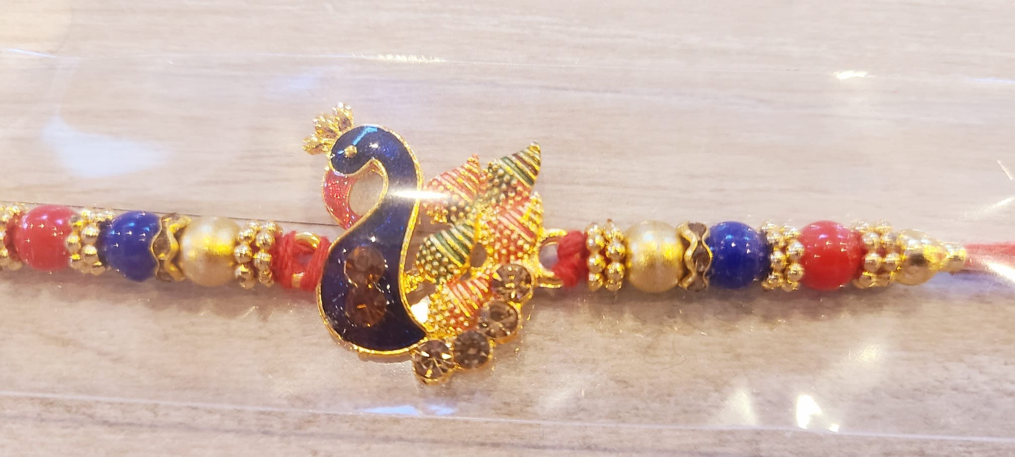 Rakhi for Rakshabandhan| Rakhis/ Rakshabandhan Peacock Design With Cotton Thread| Rakhi for Bhaiya, Rakhi for brother, Golden rakhi, Rakhadi