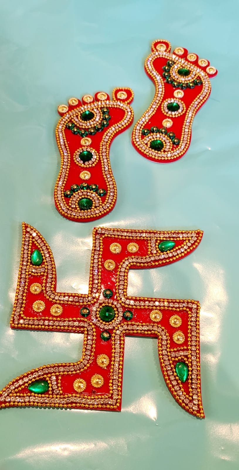 Lakshmi Ji Charan| Maataji Charan Paduka| Lakshmi Ji Pagla| Lakshmi Pagh| Diwali Decor| Temple Decor|Pooja Decor| Housewarming| Indian Gifts