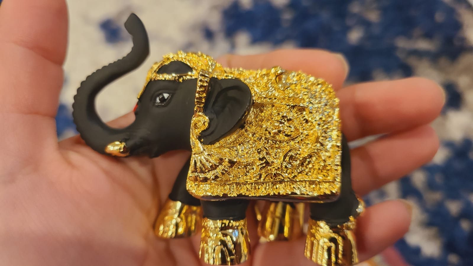 Elephant| Home decor| Indian souvenir| Decoration|Gifting|Handmade Ethnic Indian 3 Inches Elephant Decor Showpiece, Home Decor Statue