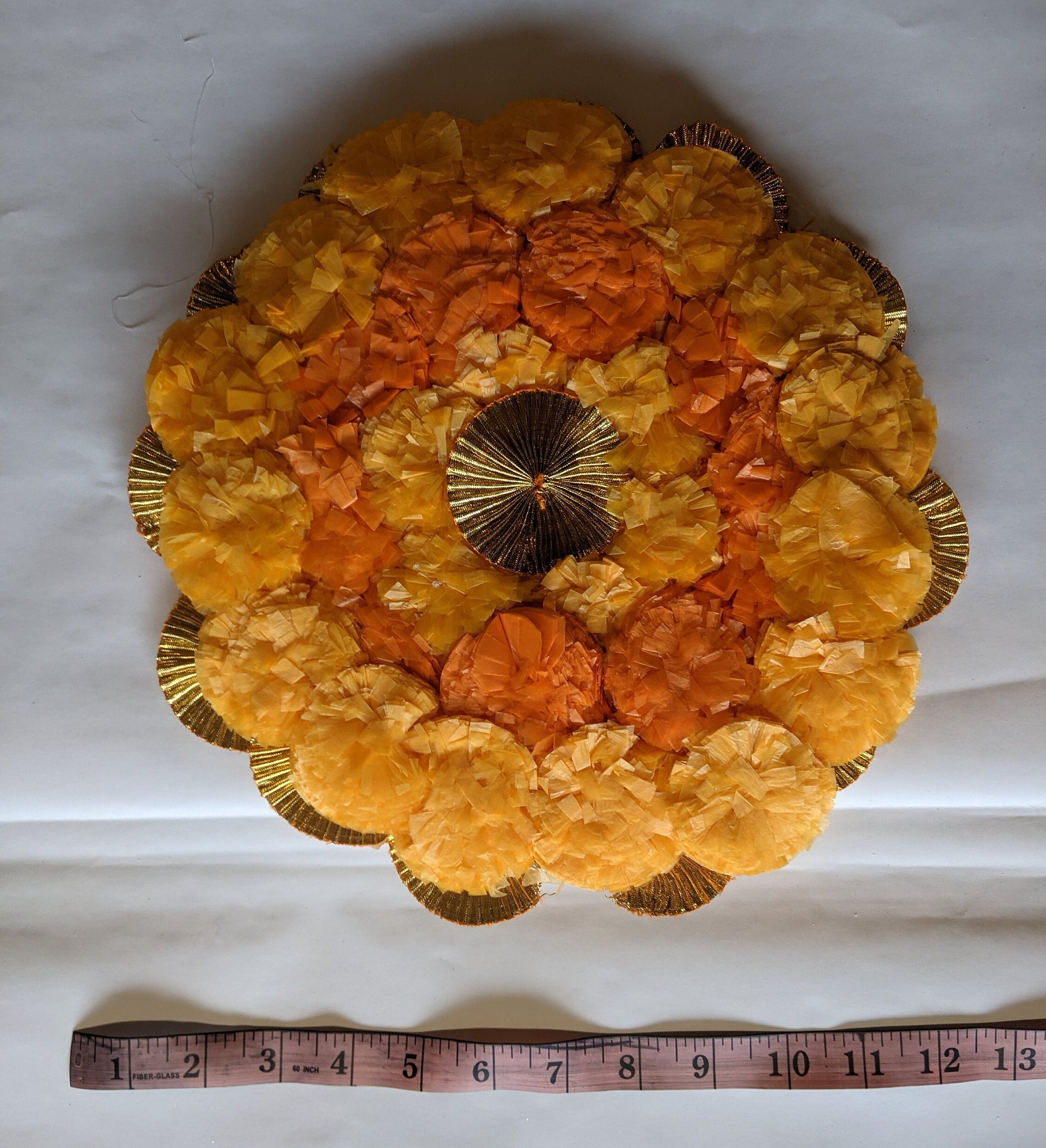 Artificial flower mat| Flower rangoli on canvas| Pooja Mandir decoration| Paper Flower Diwali Decor| Wedding Decor| |Backdrop Decor| Ganesha