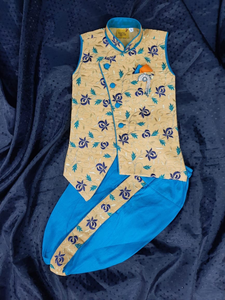 Boys Ethnic Wear Angrakha Dhoti Pant Set for Boys|Boys Kurta Dhothi|Festival wear|Indian Ethnic Traditional wear Infant Boys|Diwali Eid Wear