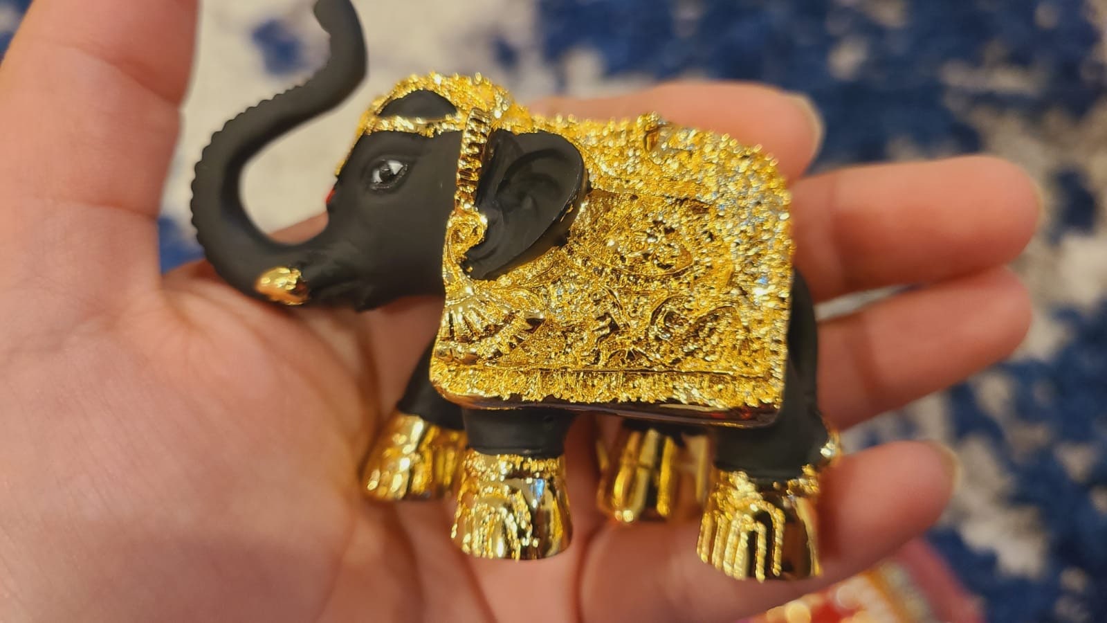 Elephant| Home decor| Indian souvenir| Decoration|Gifting|Handmade Ethnic Indian 3 Inches Elephant Decor Showpiece, Home Decor Statue