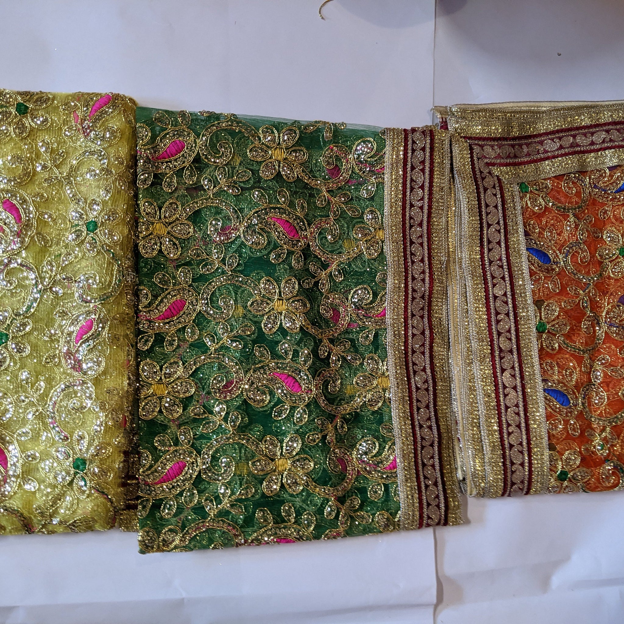 Net pooja cloth| Maa Chunni Red Puja Chunri Durga mata Chunri|Puja Supply |Idol Worhip|Chunni|Haldi Thaal Cover|Pooja table cover Net fabric