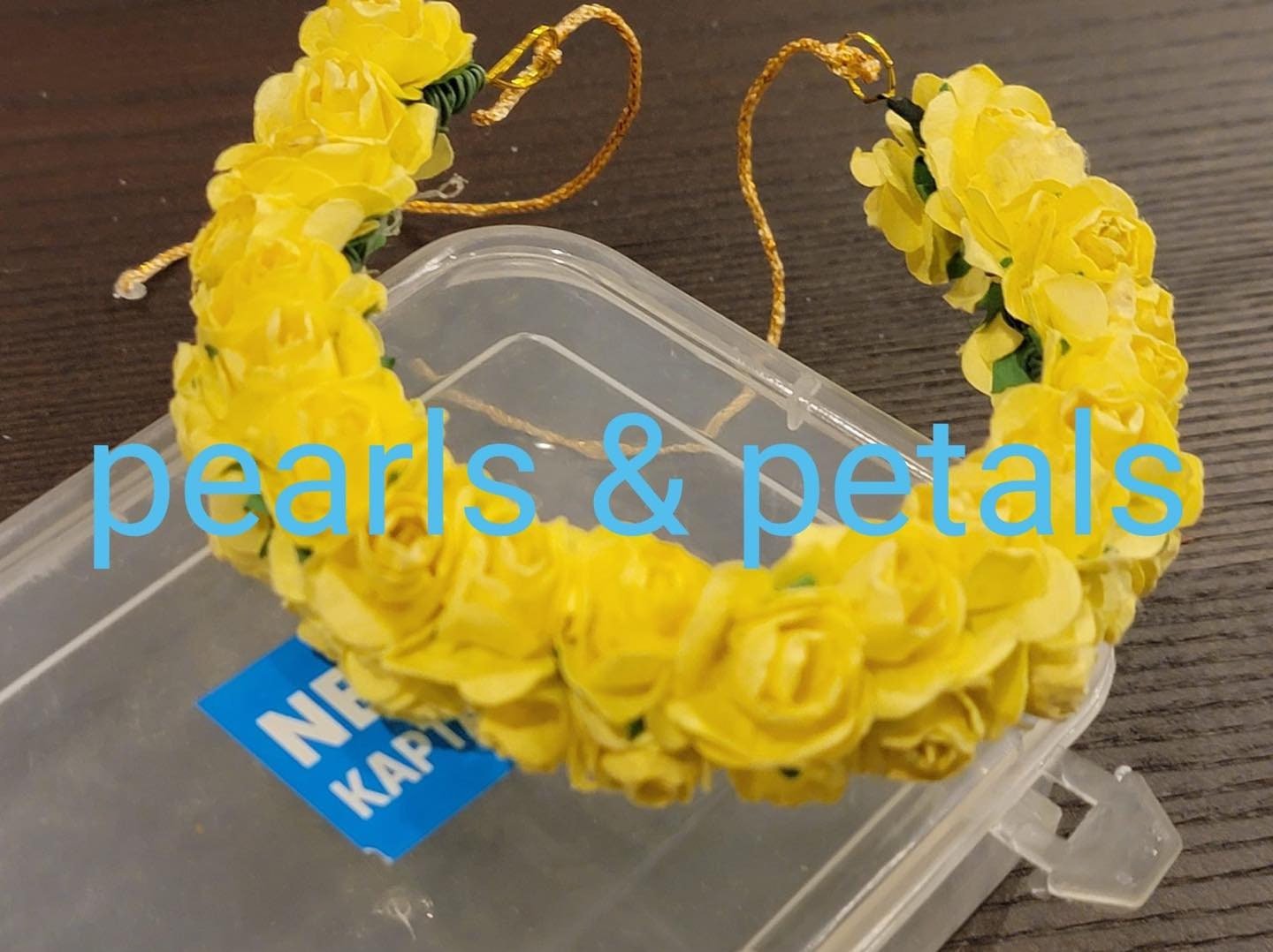 Resuable Gajra hair accessories tiara, made of foam fabric. Bharatanatyam / kuchipudi dance / weddings/ events/ bride / hair accessories