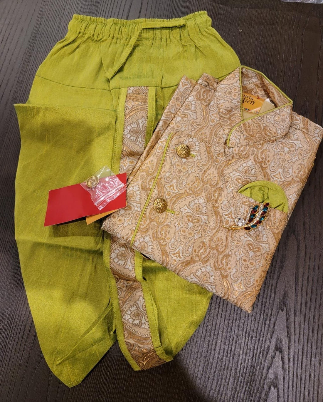 Boys Ethnic Wear Angrakha Dhoti Pant Set for Boys|Boys Kurta Dhothi|Festival wear|Indian Ethnic Traditional wear Infant Boys|Diwali Eid Wear