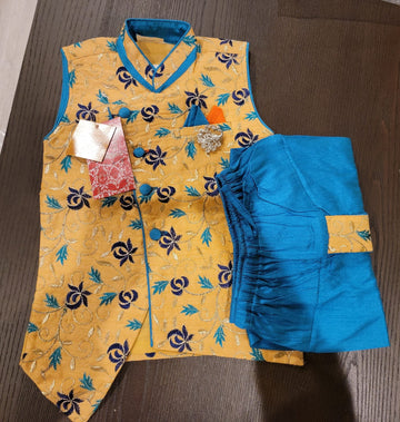 Boys Ethnic Wear Angrakha Dhoti Pant Set for Boys|Boys Kurta Dhothi|Festival wear|Indian Ethnic Traditional wear Infant Boys|Diwali Eid Wear