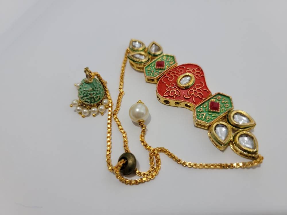 Kundan Handmade Cotton thread Rakhri |Pack of 1| Rakri Rakhi Rakree Rakhree Raksha Bandhan Thread Bracelet| Siblings | Bhaiya Dooj