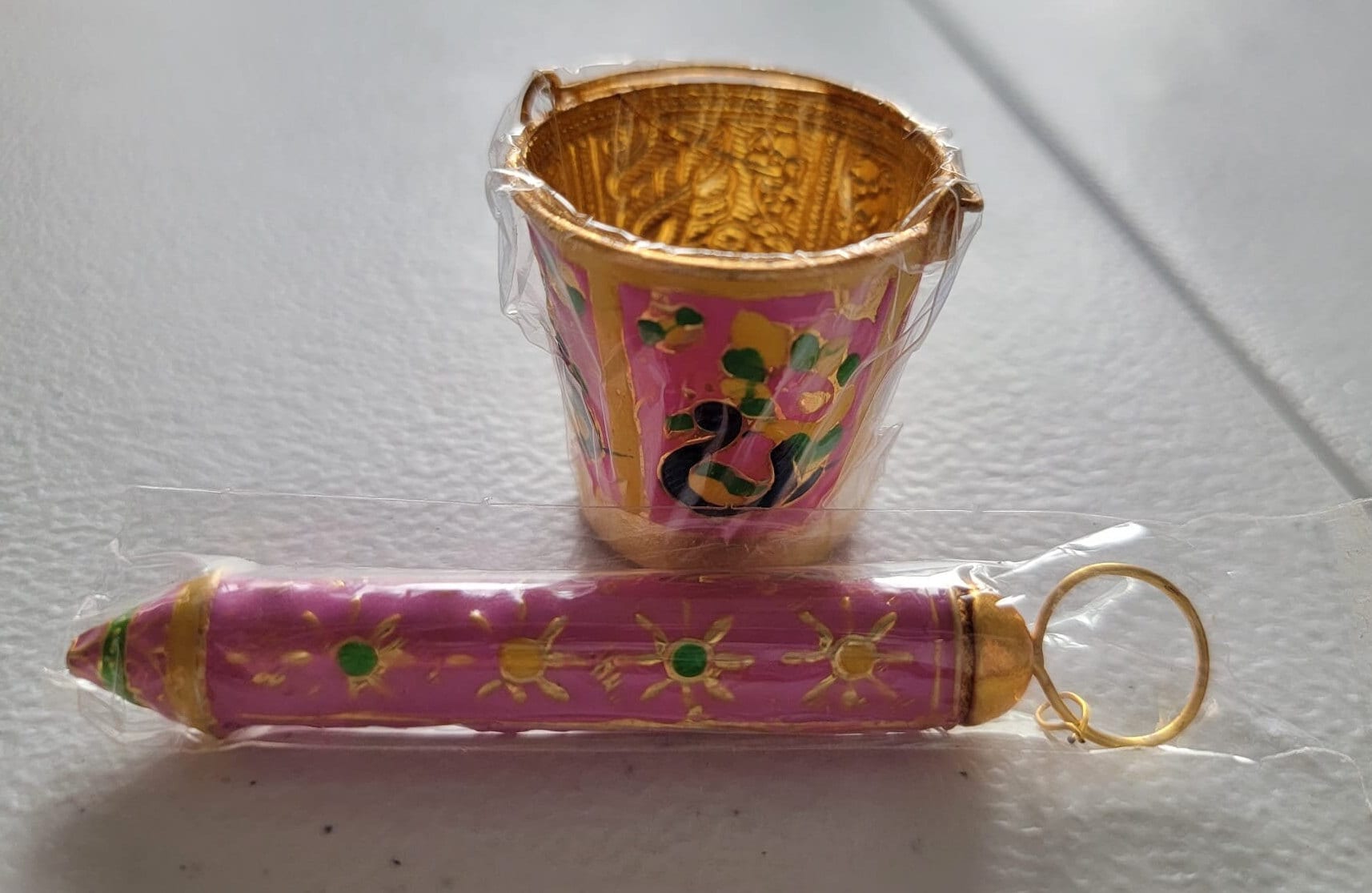 Bucket and Pichkari for laddu Gopal, kanhaji poshak.laddu gopal,janmashtmi, gopal,krishna clothes,krishna dress,radha krishna,thakurji,holi