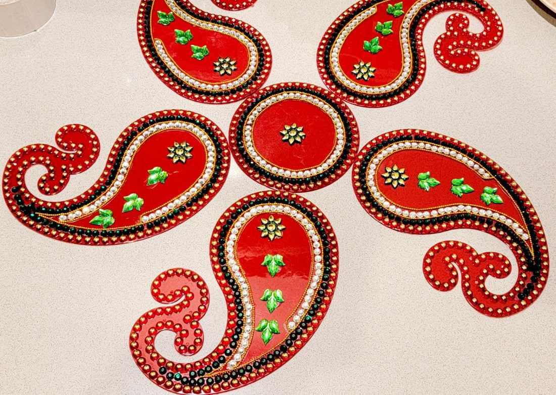 Acrylic Rangoli| Muggu| Hindu Temple Decoration| Housewarning| Wedding |Return Gift| Mehendi Party Favor| Gift| Decor| Temple| Diwali| Favor