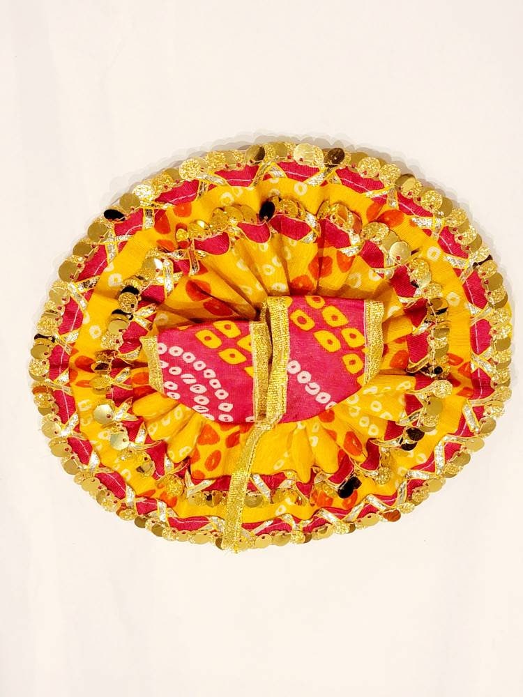 Beautiful kanhaji poshak. laddu gopal dress| Bal gopal dress,radha krishna,laddu gopal clothes,Thakurji|10 inch Diameter|Janmashtami Dress