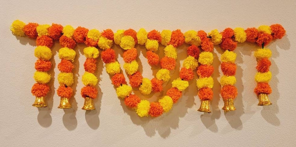 Metal Bandanwar|Toran Door Hanging (Indian Style)Home Decor| Door Decor|Wall Hanging Diwali Weddings House Warming Pooja Decorations valence