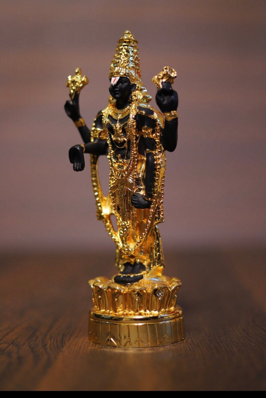 Balaji Idol Black Silver and Gold Colors Available| Indian God Idols Tirupati Balaji Idol - 8inch| Lord Venkateswara Tirupati Balaji Idol