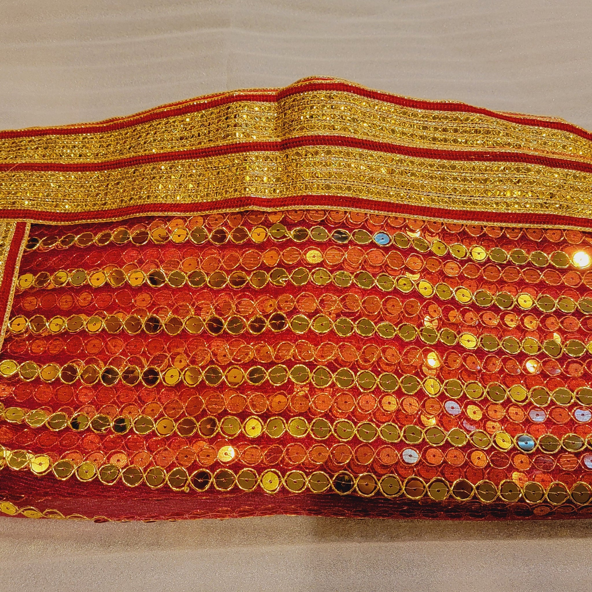 Navratri Maata Ki Chunri, Indian Puja Chunri, Red Dupatta|wedding cloth|red chundari for god, clothes for placing Gods, temple, pooja kapda