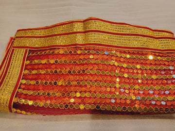 Navratri Maata Ki Chunri, Indian Puja Chunri, Red Dupatta|wedding cloth|red chundari for god, clothes for placing Gods, temple, pooja kapda