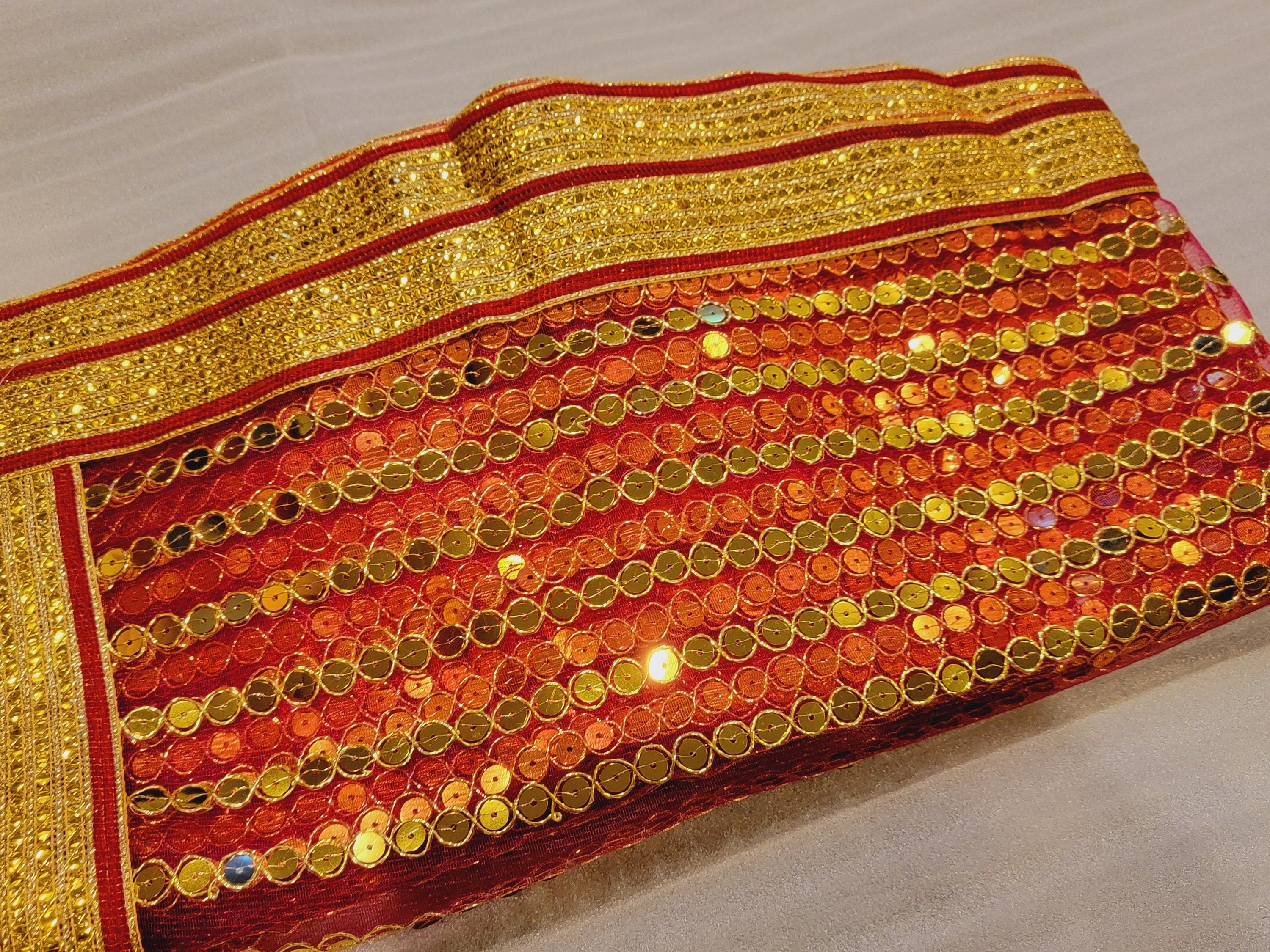 Navratri Maata Ki Chunri, Indian Puja Chunri, Red Dupatta|wedding cloth|red chundari for god, clothes for placing Gods, temple, pooja kapda