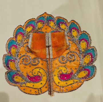 Beautiful kanhaji poshak. laddu gopal dress| Bal gopal dress,radha krishna,laddu gopal clothes,Thakurji|10 inch Diameter|Janmashtami Dress