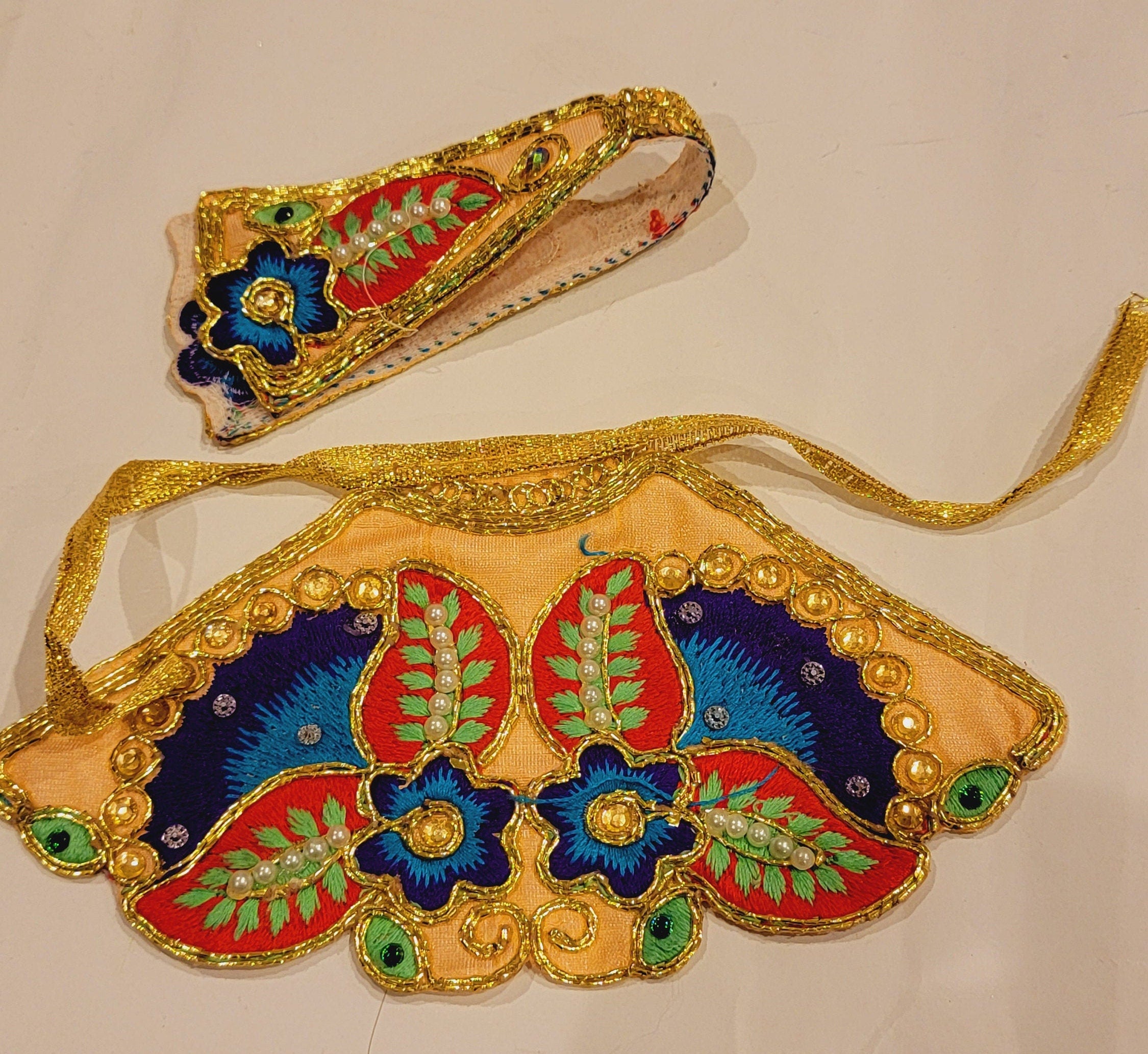 2 pcs Poshak for Mataji lehenga dupatta| Clothes for deities|Navratri| Sherawali Mata| Laxmi Ji dress| Sararwati Mataji dress| Durga puja