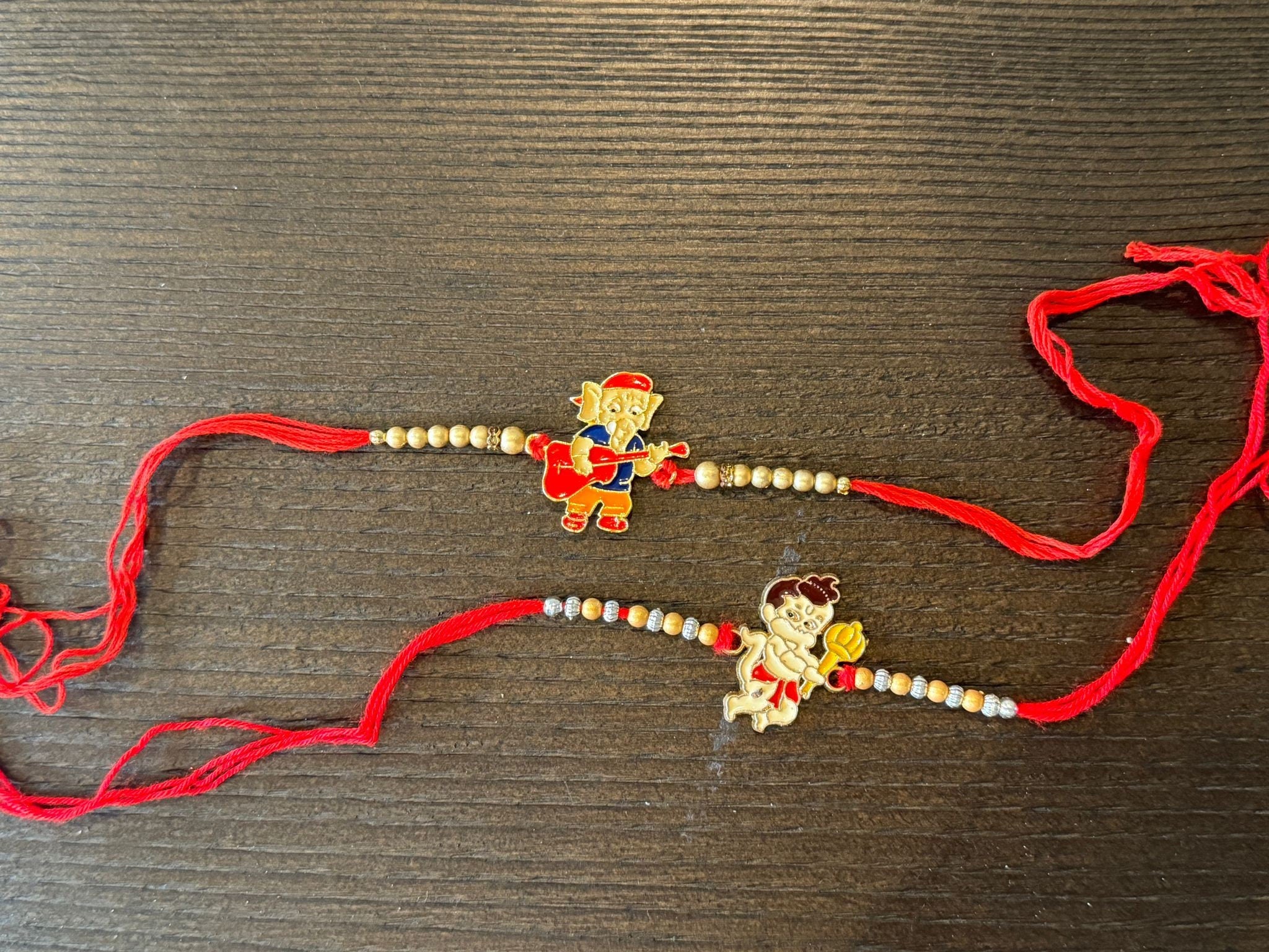 Beautiful rakhis, gold beads, beads |Indian bhai rakhi| Lumba Rakshbandhan Rakhadi for brother,ganesha hanuman ji rakhi, kids rakhshabandhan