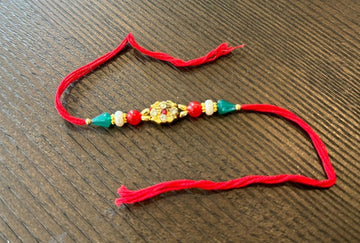Rakhi for Rakshabandhan| Rakhis/ Rakshabandhan Peacock Design With Cotton Thread| Rakhi for Bhaiya, Rakhi for brother, Golden rakhi, Rakhadi