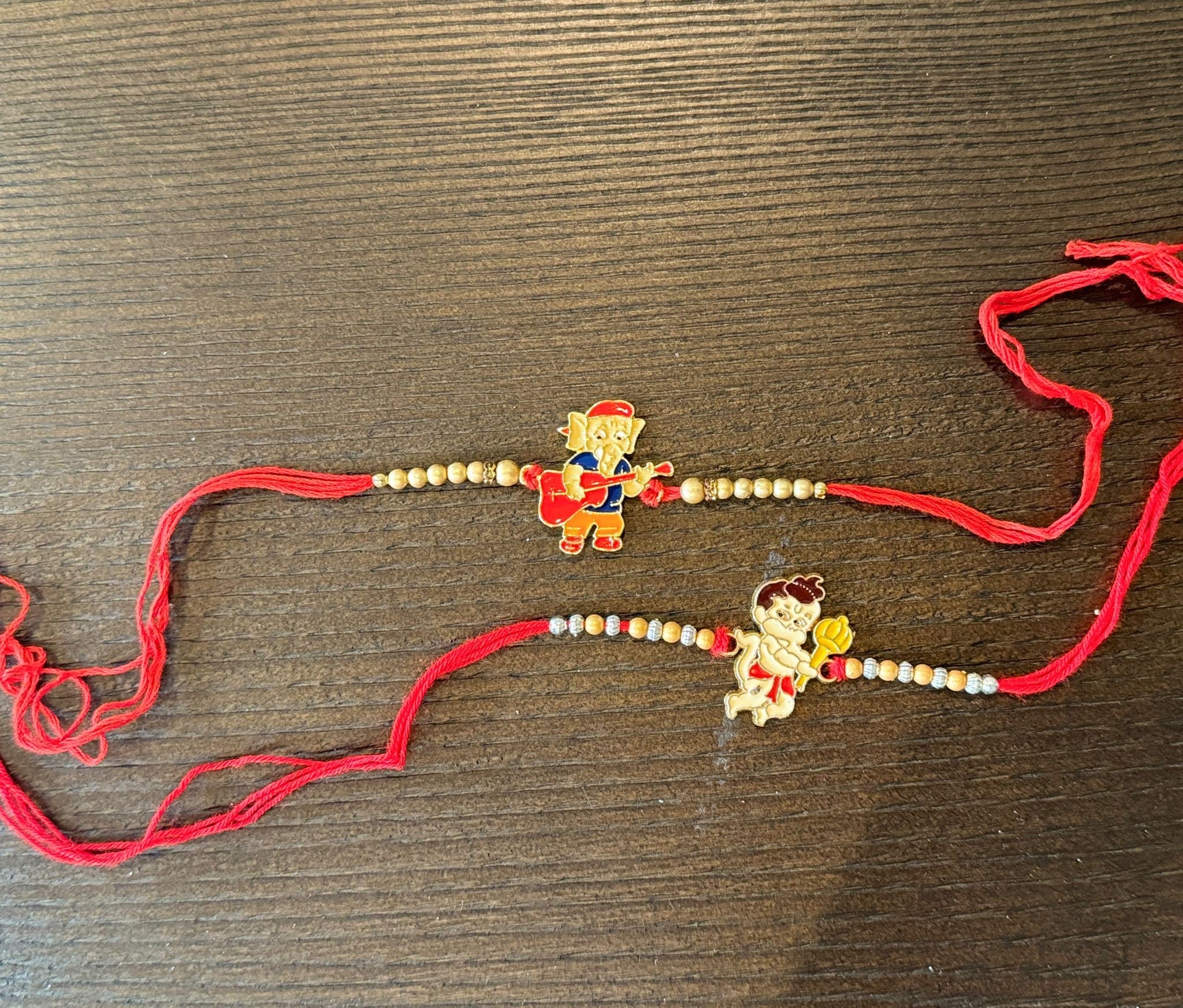 Beautiful rakhis, gold beads, beads |Indian bhai rakhi| Lumba Rakshbandhan Rakhadi for brother,ganesha hanuman ji rakhi, kids rakhshabandhan