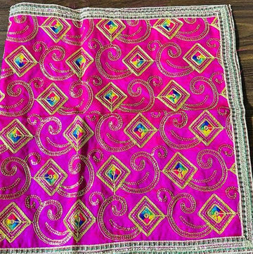 Handmade cloth for puja, placing God Idols in the temple, Diwali pooja| Navratri pooja kapda|Indian Wedding puja cloth | Mata ki chunar