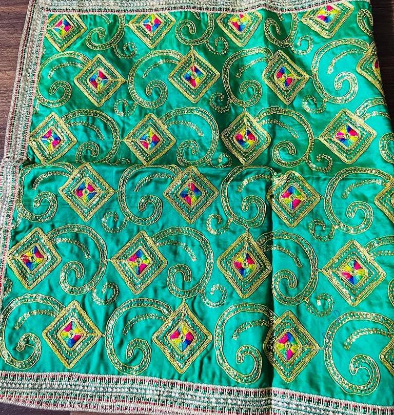 Handmade cloth for puja, placing God Idols in the temple, Diwali pooja| Navratri pooja kapda|Indian Wedding puja cloth | Mata ki chunar