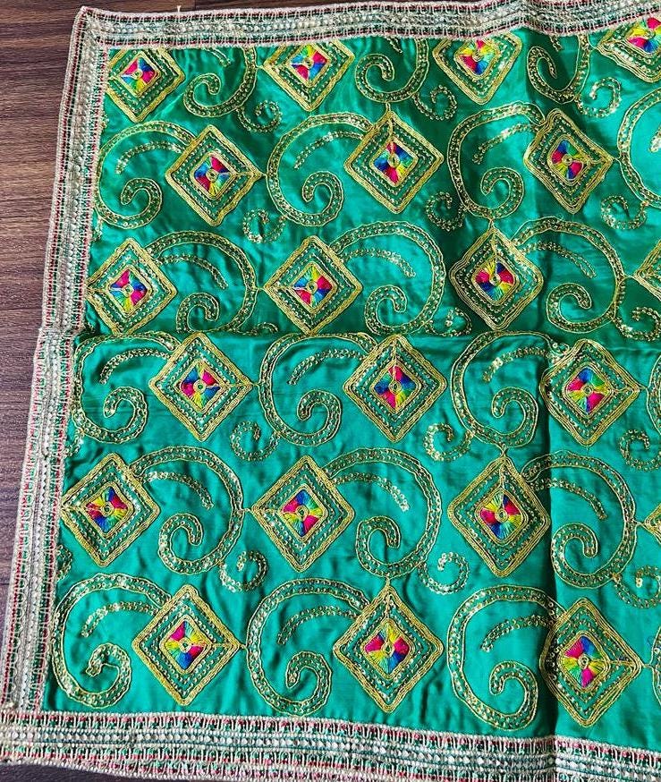 Handmade cloth for puja, placing God Idols in the temple, Diwali pooja| Navratri pooja kapda|Indian Wedding puja cloth | Mata ki chunar