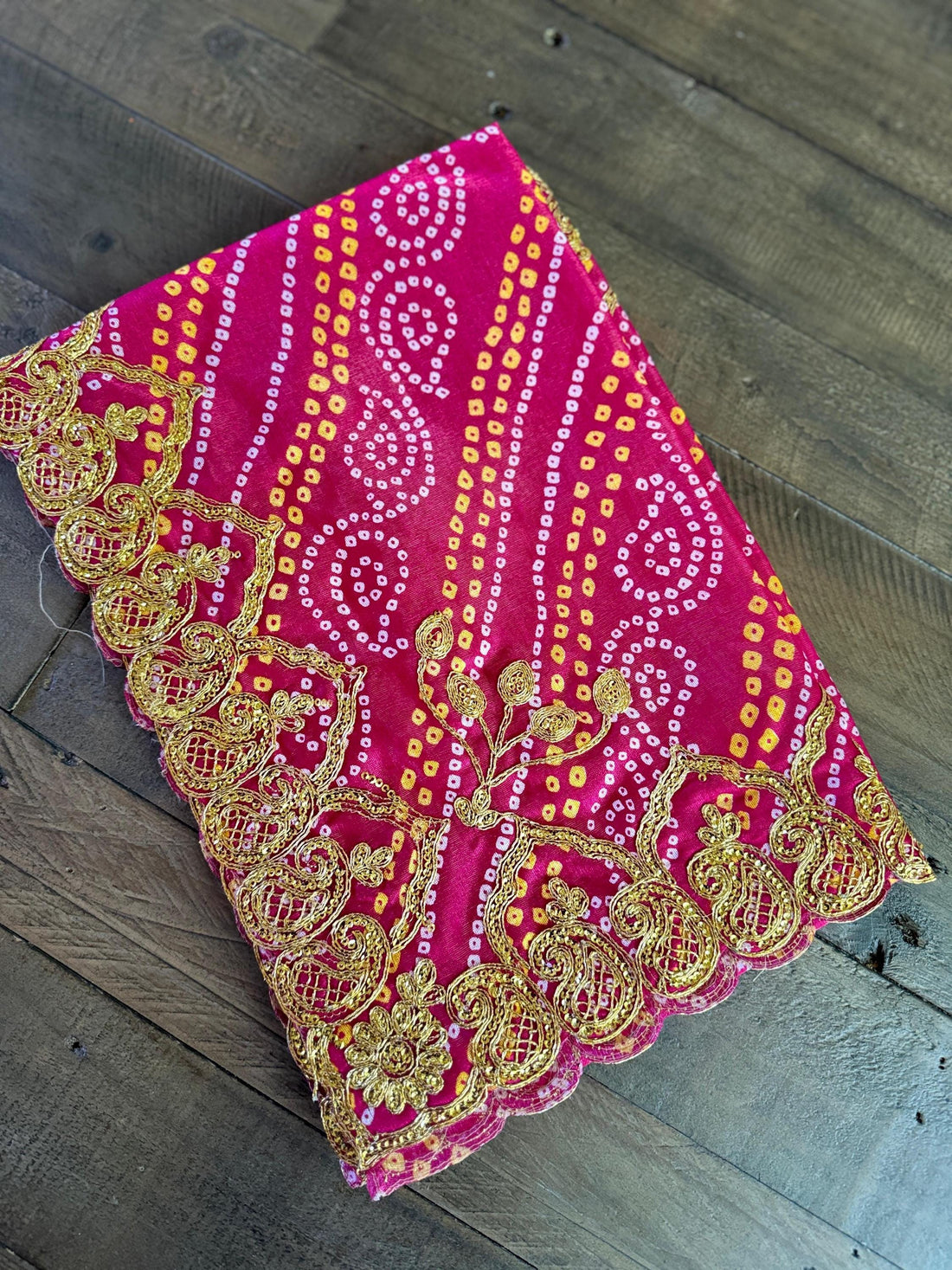 Handmade embroidery pooja cloth| Maa Chunni Puja Chunri Durga mata Chunar| Idol Worhip| Small Chunni| Haldi Thaal Cover| Pink chunar| Temple