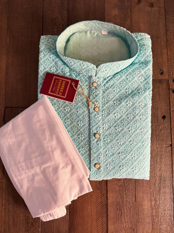 Men Ethnic Wear|Traditional Wear for Men|Man's Kurta Pyjama|Men Clothing|Indian TraditionalChikankari Kurta and Bottoms|Men's wear