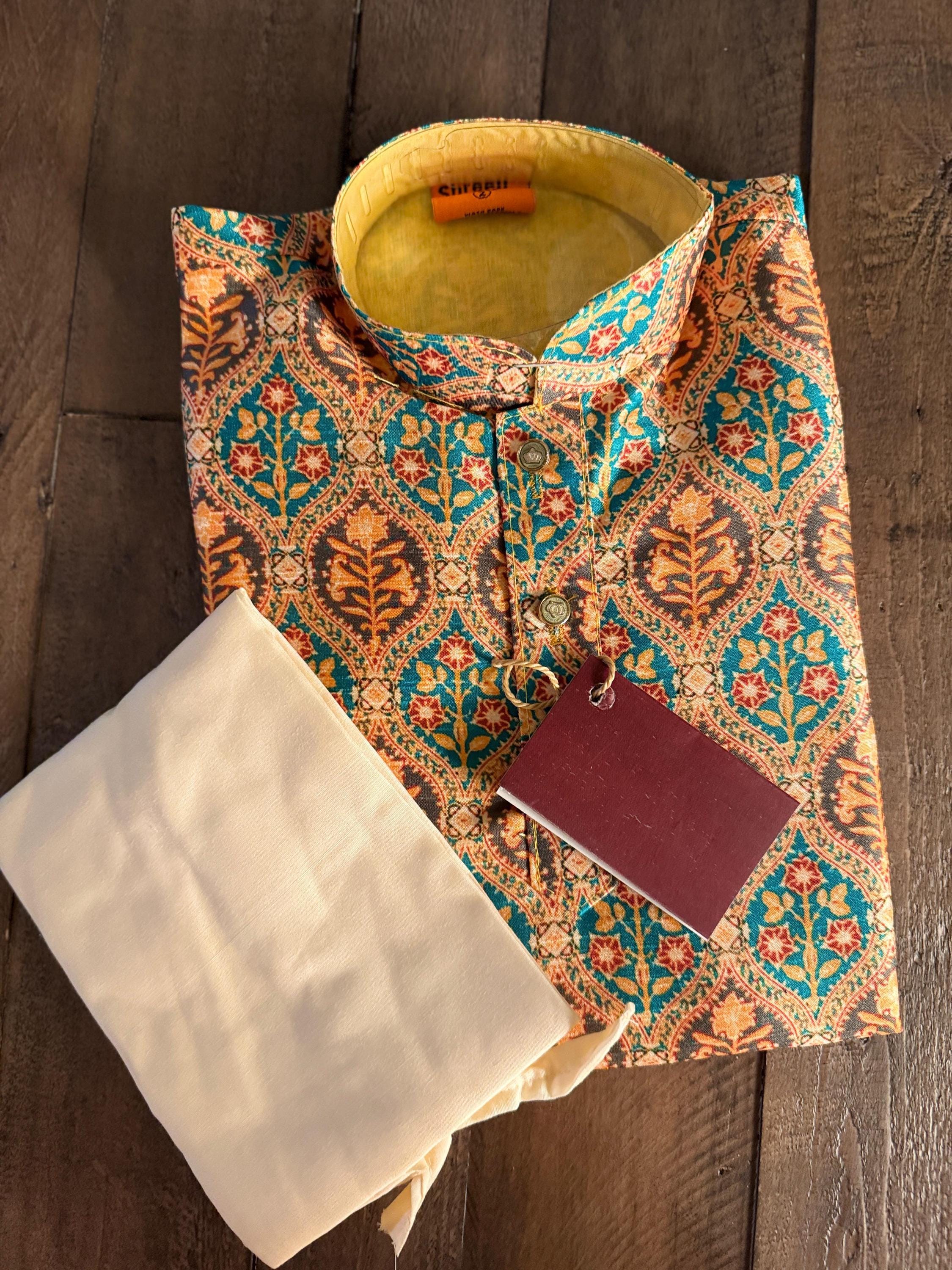 Cotton silk Kurta Pyjama for Boys Diwali and Traditional Wear |Eid Wear|INDIAN WEAR KIDS|Chudidaar Pyjama for festivals| Traditional Wear