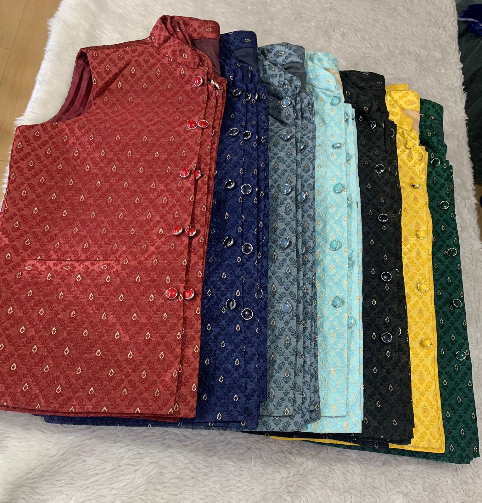 Men Ethnic Wear|Traditional Jacket| Men Nehru Jacket| Men Clothing|Men Indian Ethnic Modi Jacket |Men's Sleevless Jacket| Bollywood Vest