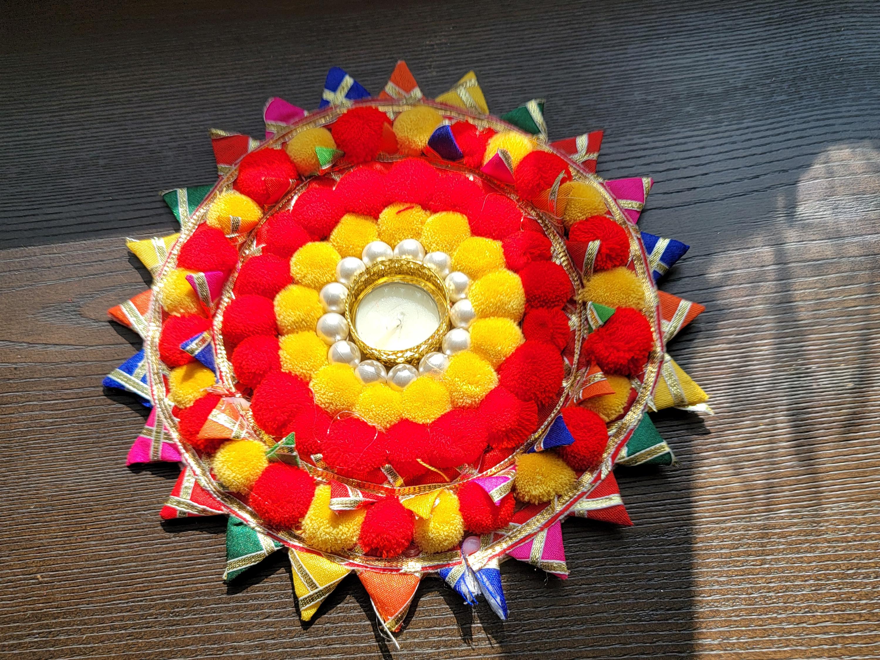 Artificial flower mat| Flower rangoli on canvas| Pooja Mandir decoration| Paper Flower Diwali Decor| Wedding Decor| |Backdrop Decor| Ganesha