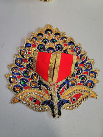 Beautiful kanhaji poshak. laddu gopal dress| Bal gopal dress,radha krishna,laddu gopal clothes,Thakurji|7 inch Diameter|Janmashtami Dress