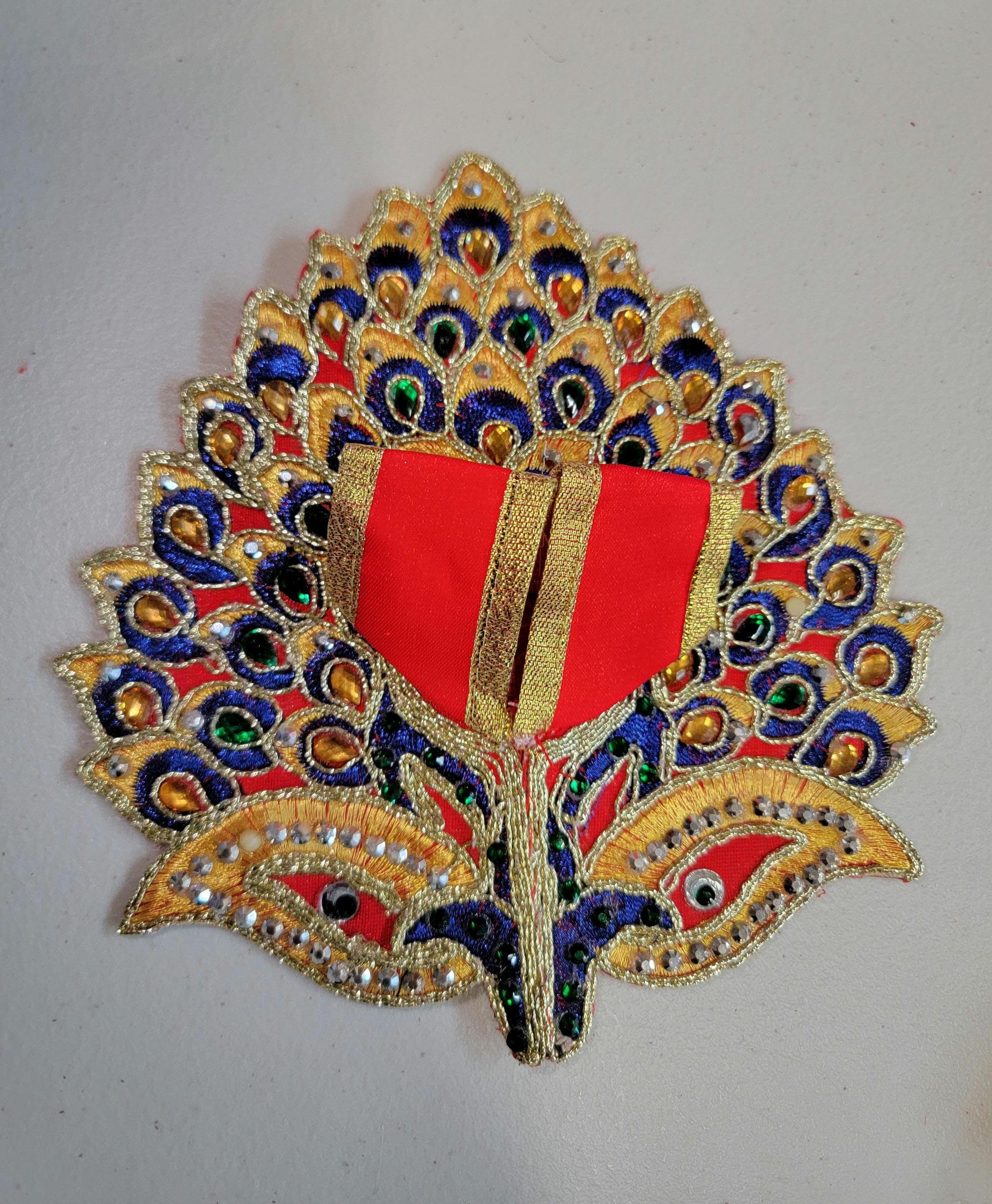 Beautiful kanhaji poshak. laddu gopal dress| Bal gopal dress,radha krishna,laddu gopal clothes,Thakurji|7 inch Diameter|Janmashtami Dress