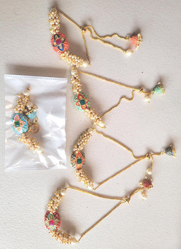 Rakhi |Lumba for Bhabhi|Beaded Bracelet | Indian Holiday Rakhi Thread Multiple Designs|Handcrafted Rakhi with pearls| Rakhri |Raksha Bandhan