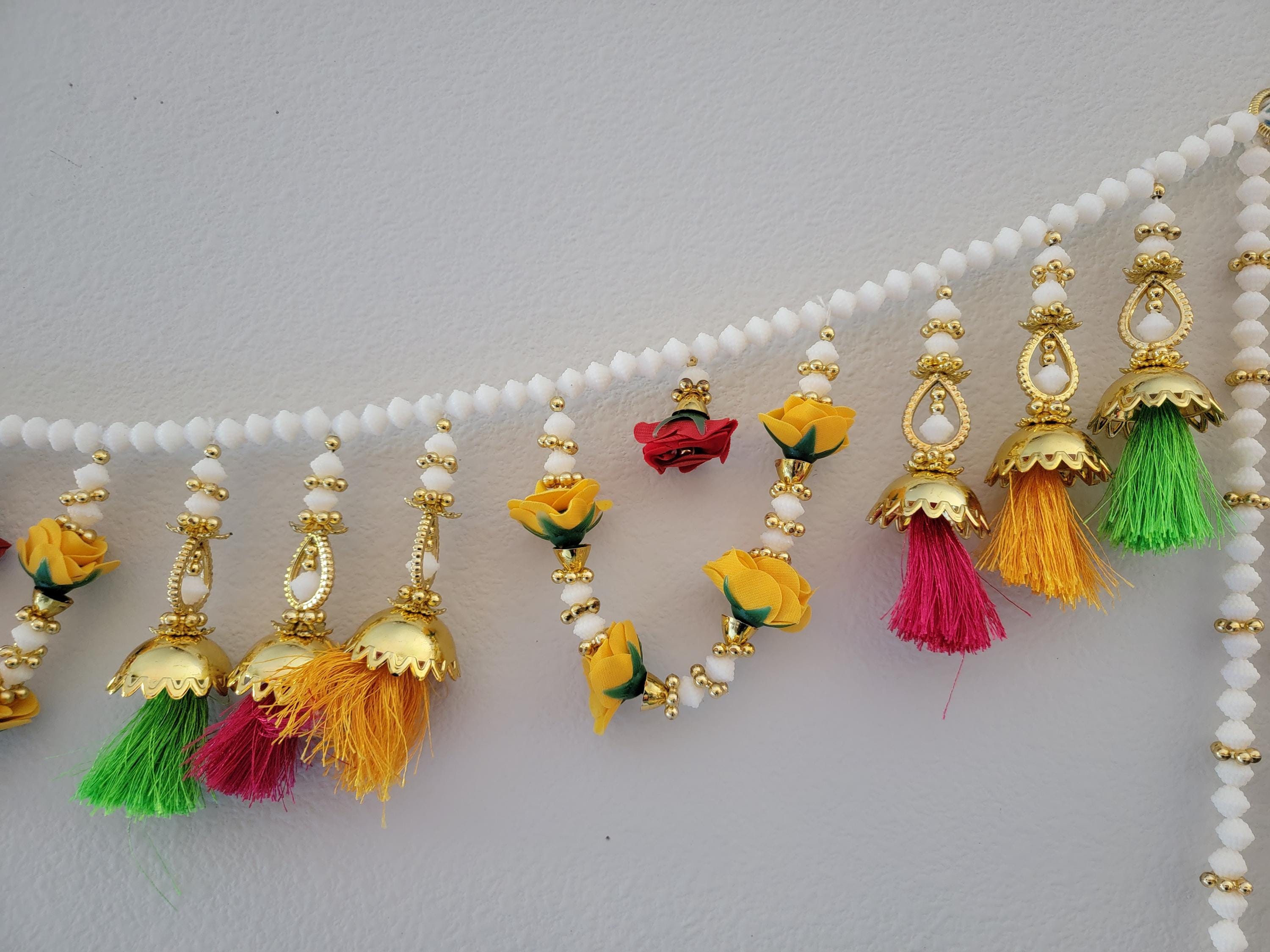 3 feet Toran Garland with pair of hanging|Wedding Backdrop for decor