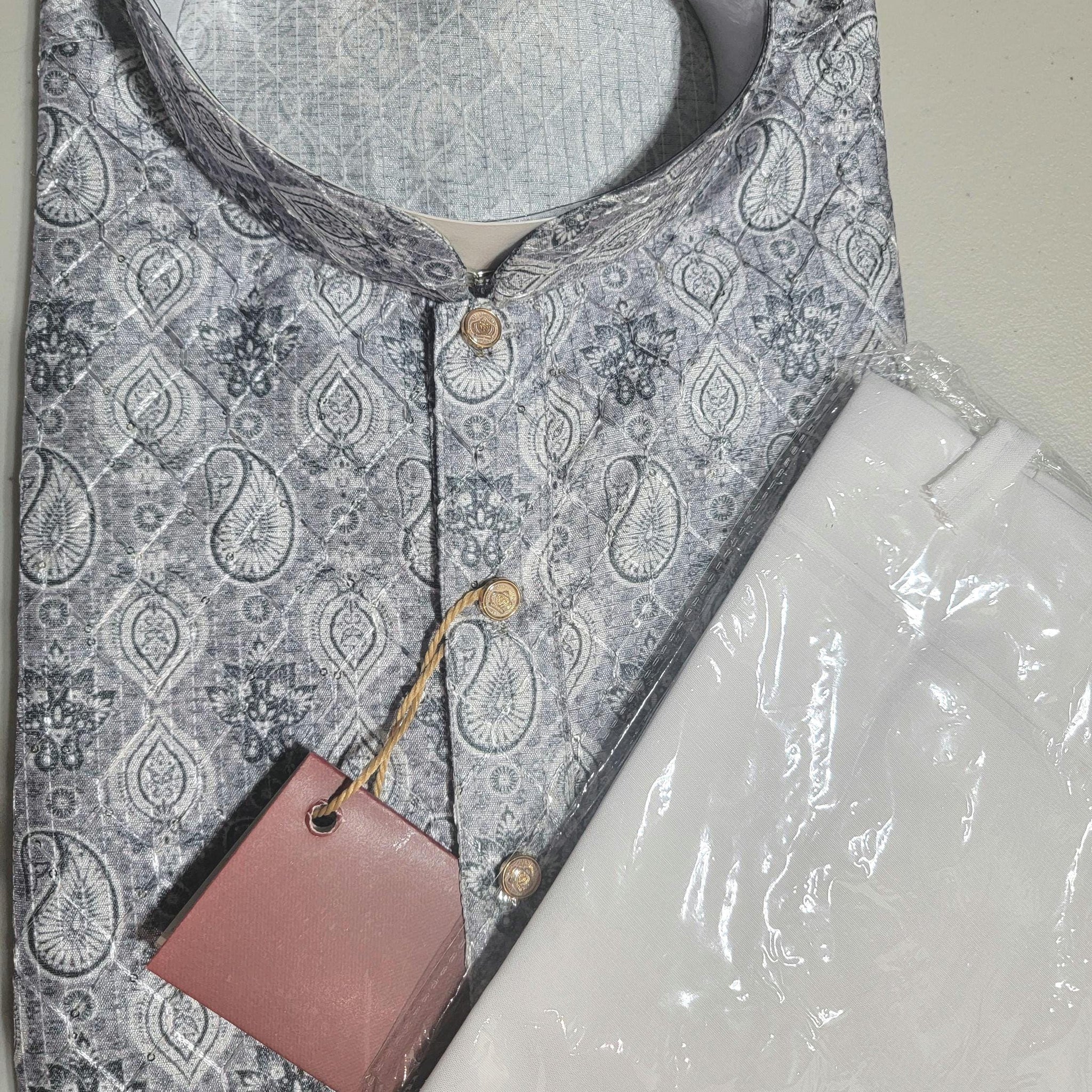 Stylish Youth Boy Party Wear: Indian Pakistani Boy's Kurta Pajama Set, Size 36, Youth Boy Kurta Churidar, Asian Traditional Festive Wear